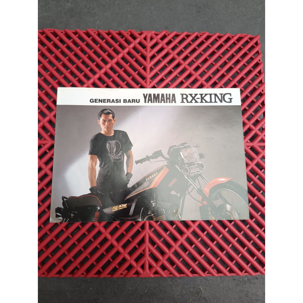 Poster brosur rx king kobra 1989 - 1990 original