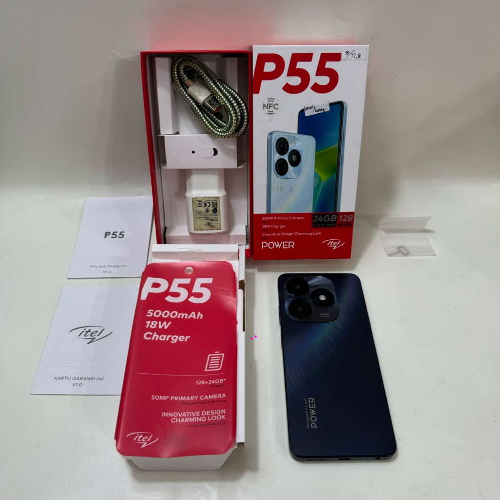 Itel P55 8/128gb Fullset Second Garansi Resmi