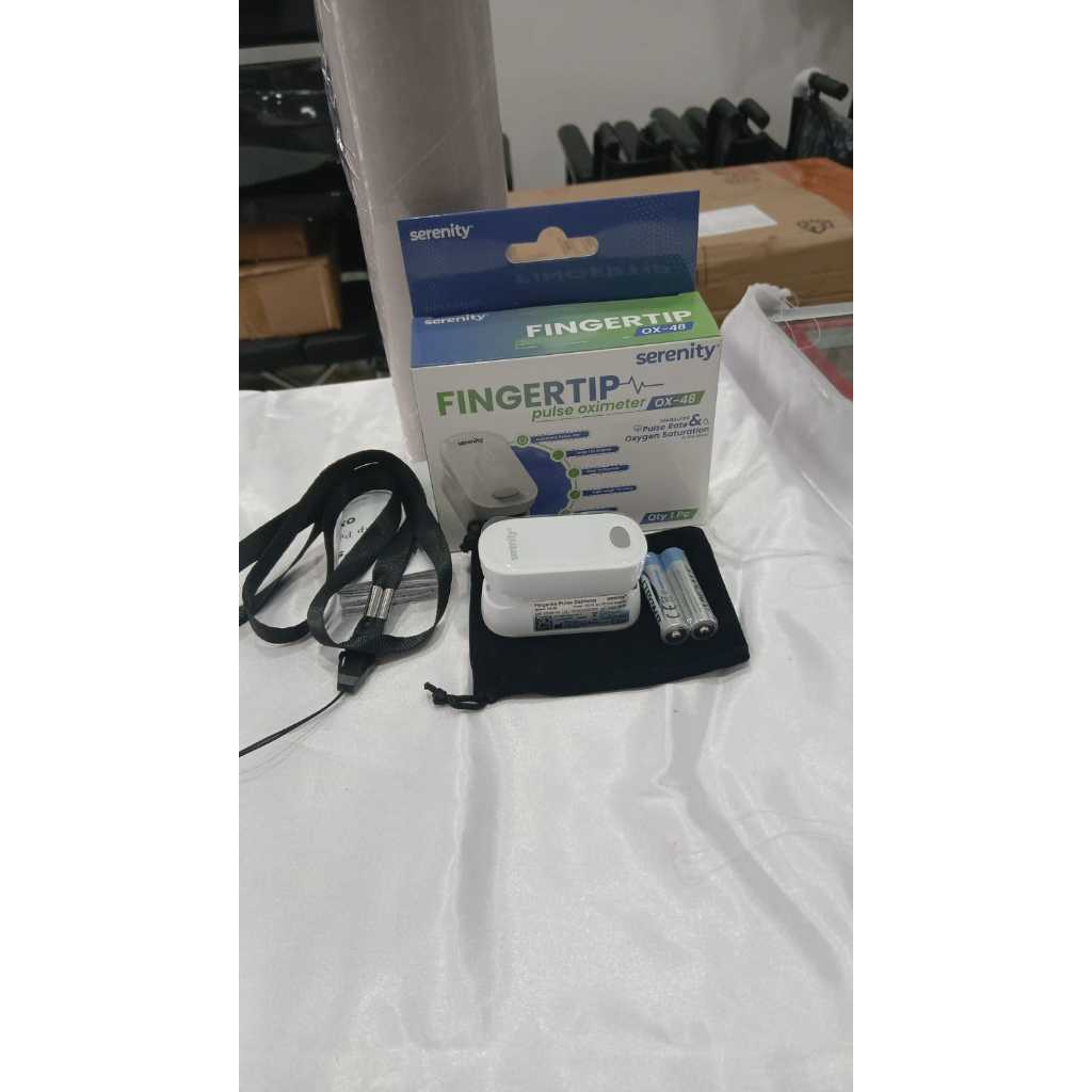 Oximeter Digital Fingertip | Alat Ukur Saturasi Oksigen Oximeter Serenity