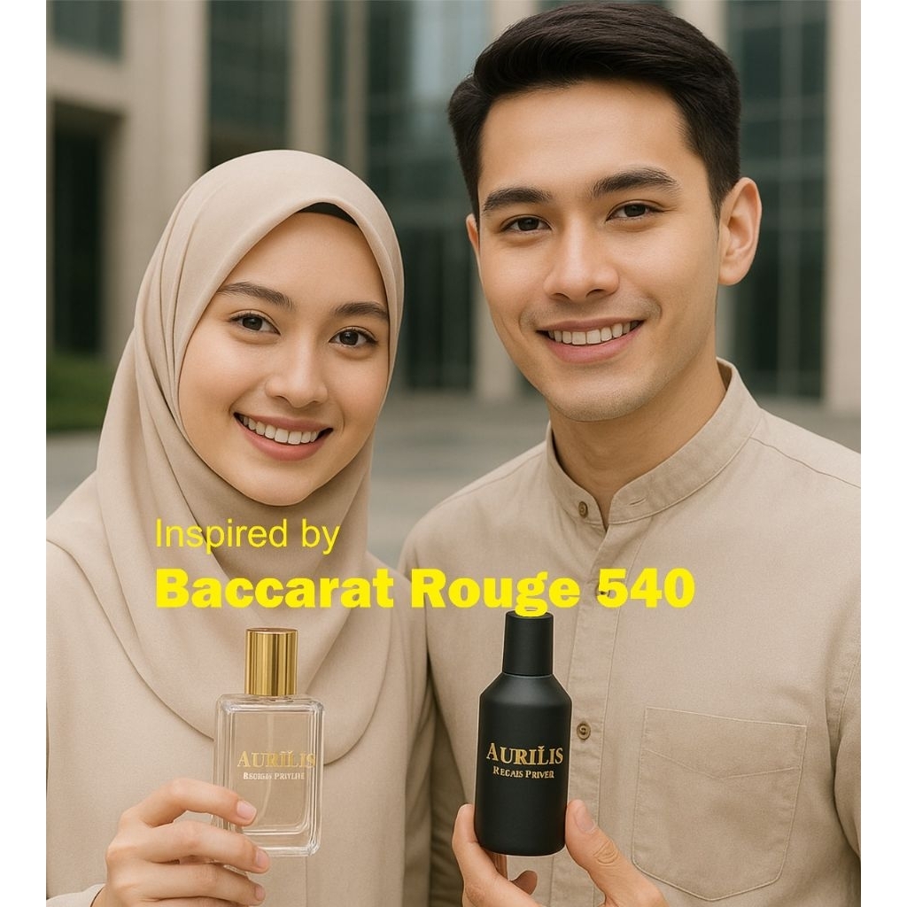 AURILIS EDP 30 ml - Luzi Inspired by Baccarat Rouge 540 | Parfum Unisex Tahan Lama dan Mewah