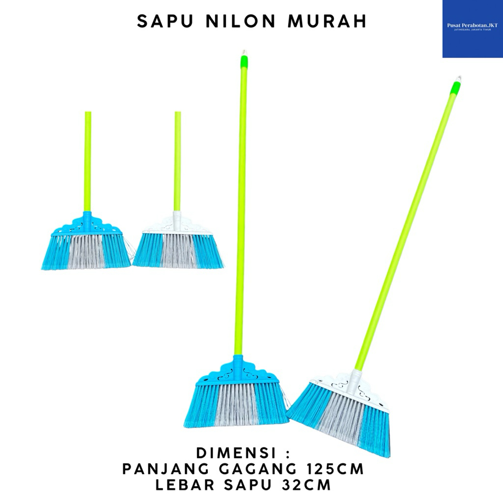 Sapu Nilon Sapu Plastik Warna Sapu Lantai Sapu Nilon Murah Sapu Nilon Deden