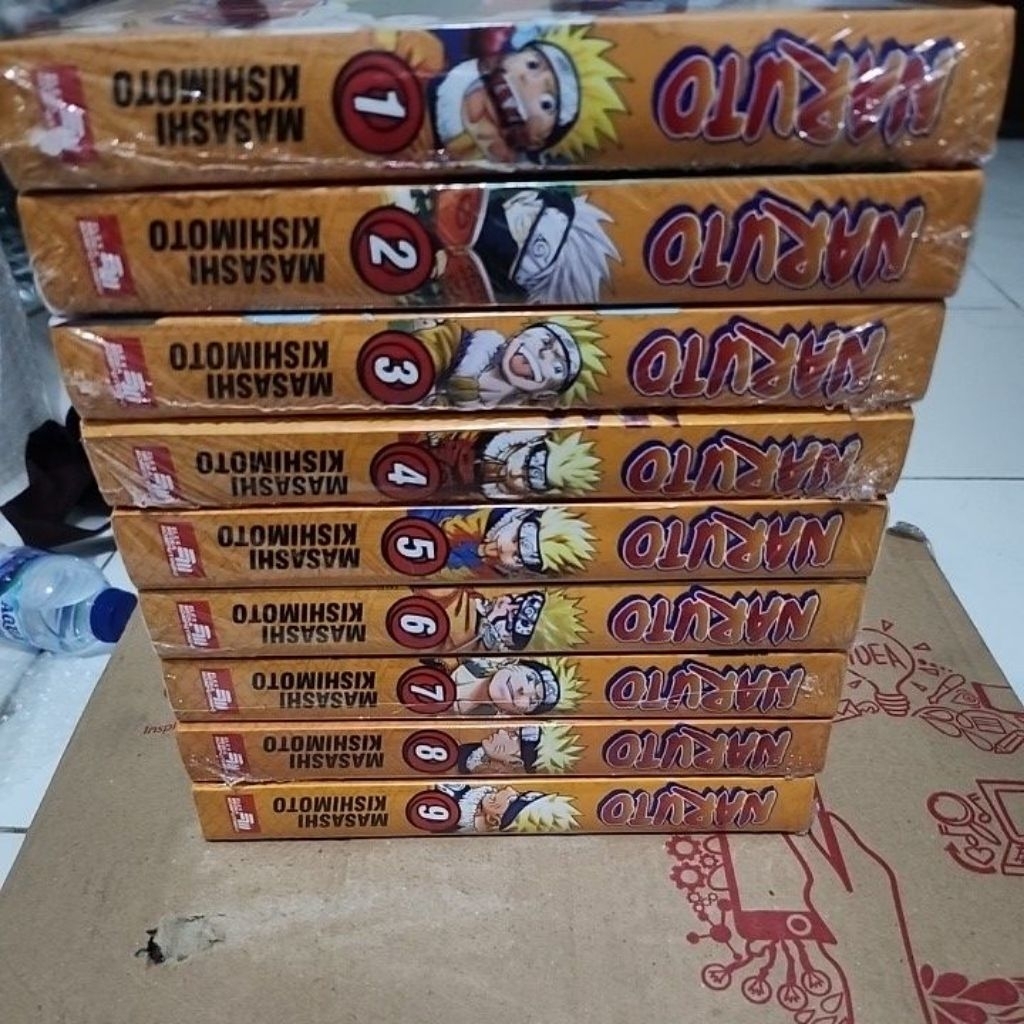 Komik Naruto Bind Up set vol 1-9 segel ori Bahasa Indonesia Elex Media