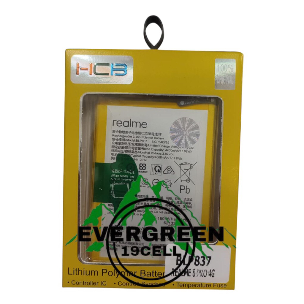 BATRE BATTRAY BATREY BATERAI REALME BLP837 REALME 8 PRO HCB BLP-837