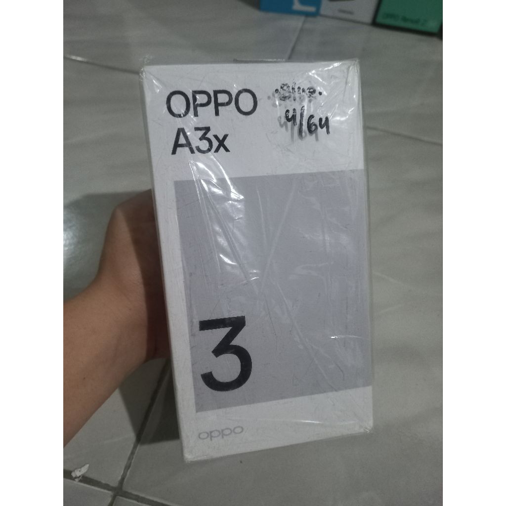 dusbox oppo A3X ori bekas masih mulus