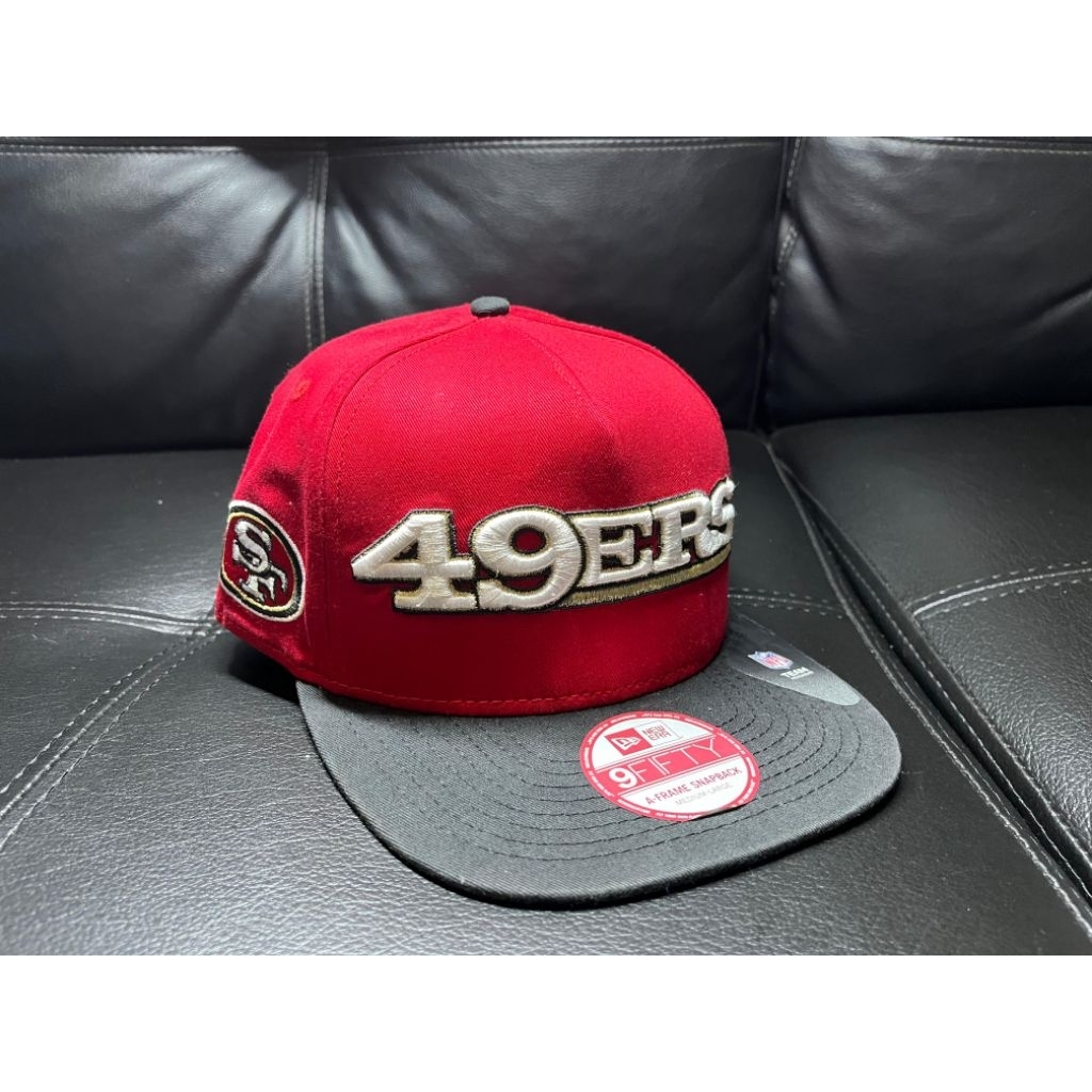 Topi Snapback New Era 49ERS SF BLACK RED 950 M-L