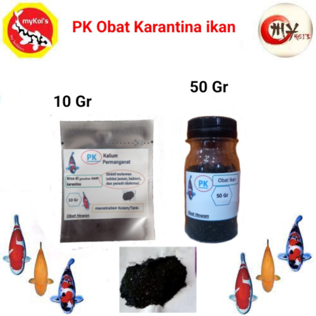 PK Obat Ikan Kalium Permanganat