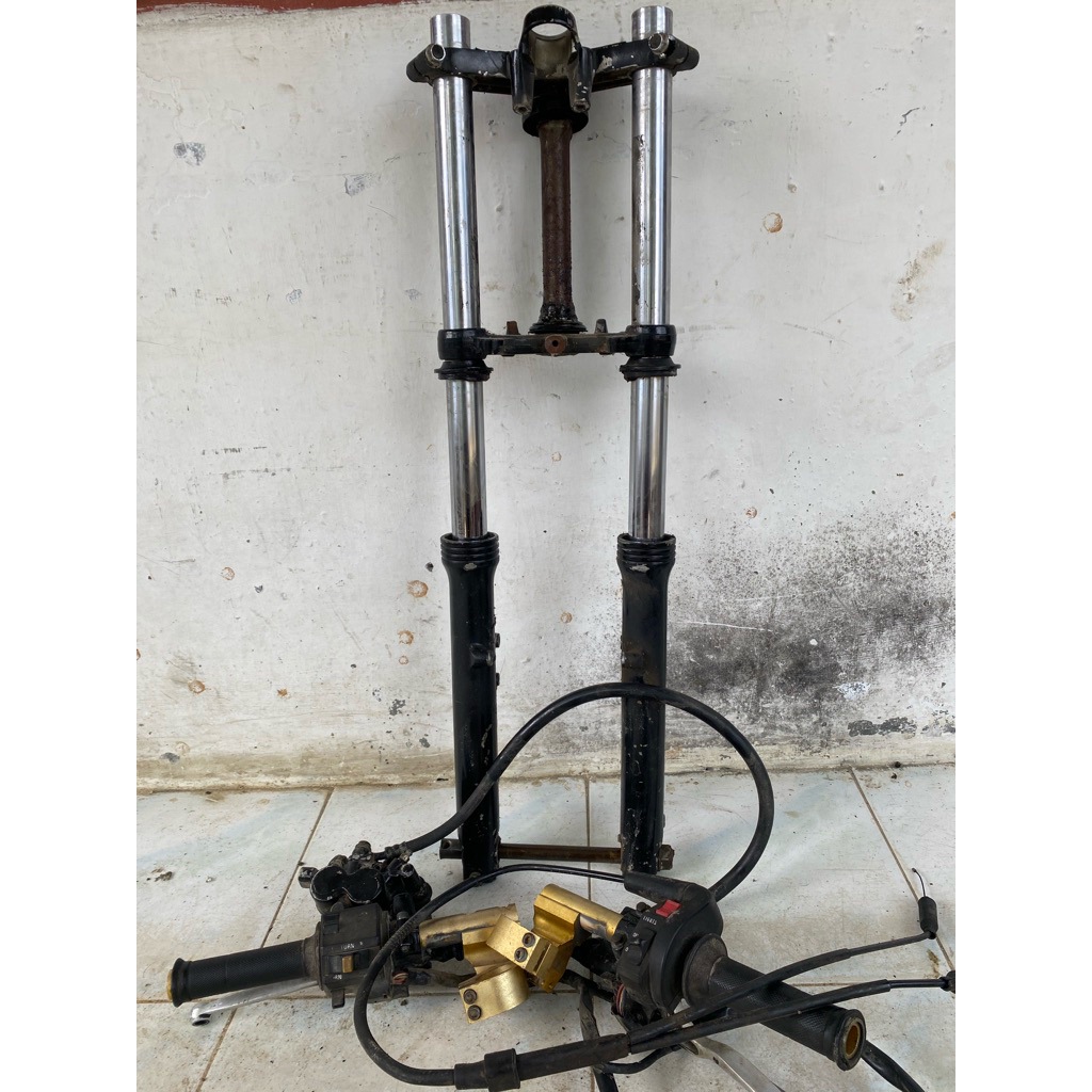 SHOCK DEPAN NINJA R ORIGINAL COPOTAN