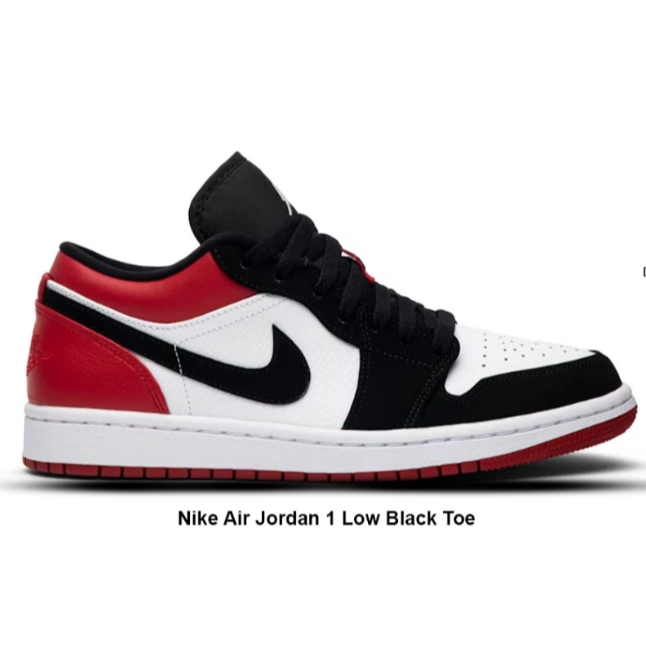 Air Jordan 1 Low Black Toe