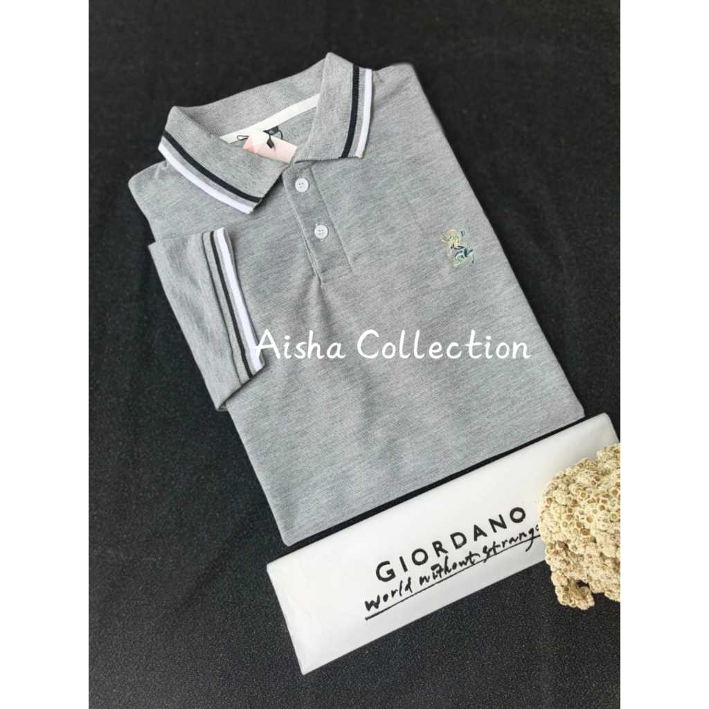 KAOS PRIA/LAKI-LAKI  POLO GIORDANO KERAH RAJUT GIoRDANO POLO SHIRT PRIA 3D/POLO SHIRT PRIA/BAJU KERA