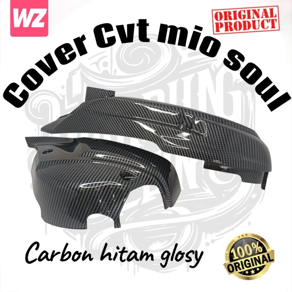 carbon tutup cvt mio soul