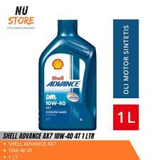 Oli Shell Advance Original 100% Synthetic Based isi 1liter