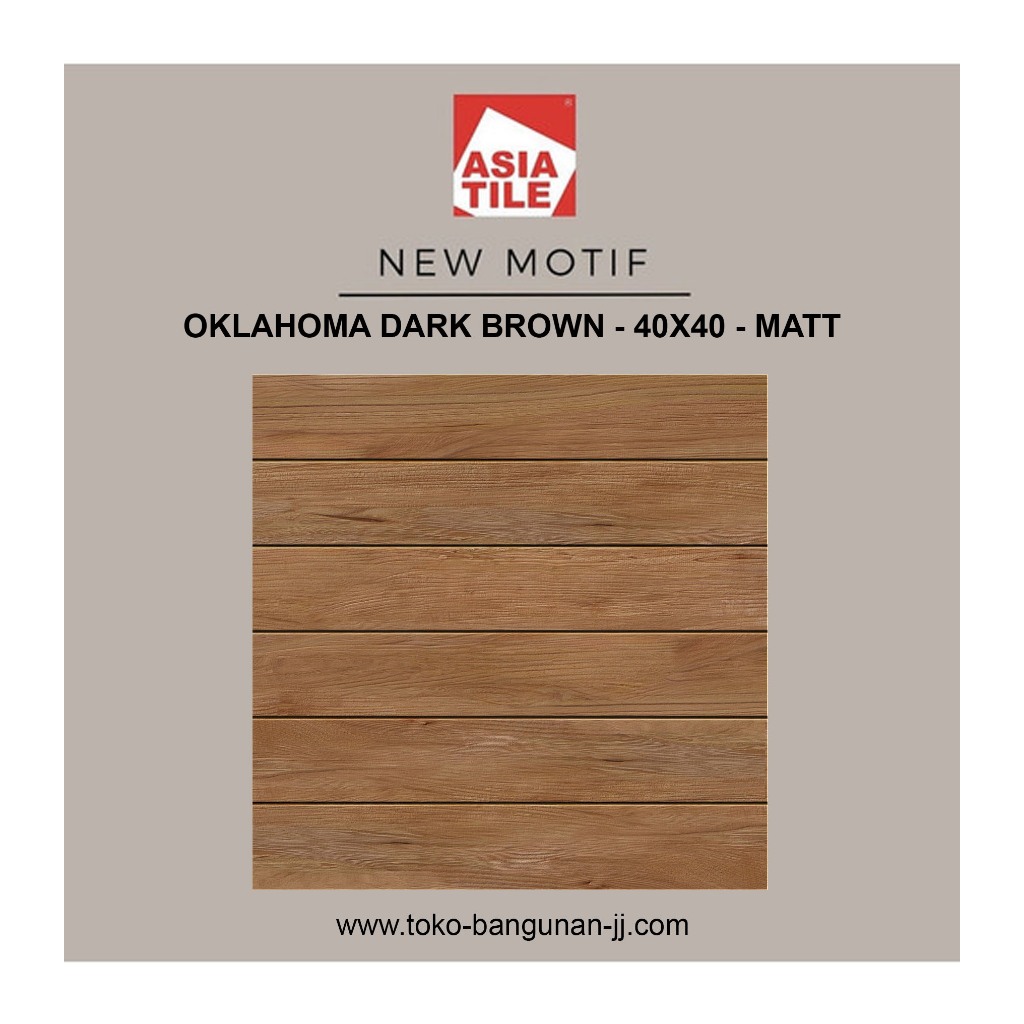 Keramik Asia Tile Oklahoma Matt Keramik Lantai 40x40 - ASIA TILE OKLAHOMA SERIES 40 X 40 / KERAMIK M