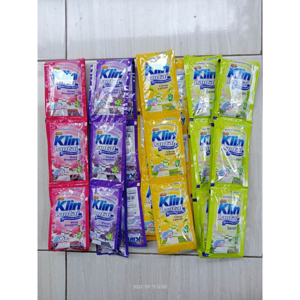 SOKLIN LANTAI SACHET (ISI 12 SACHET)