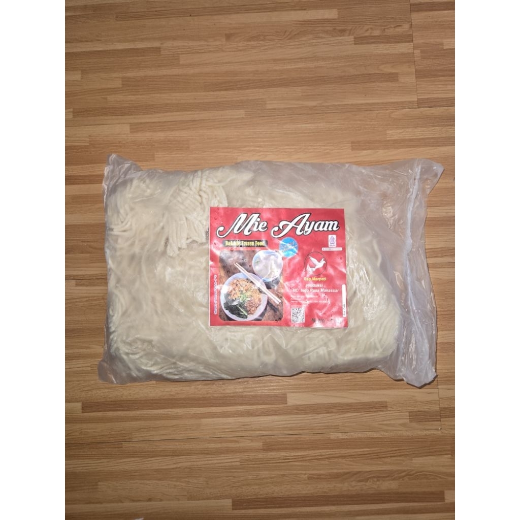 MIE AYAM PUTIH FROZEN / MIE PANGSIT CAP MERPATI