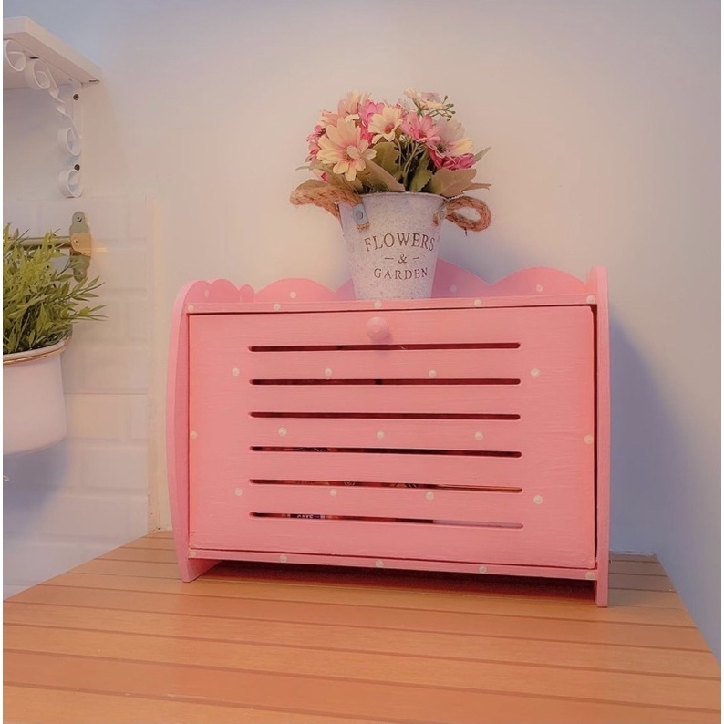 Prima Shabby Craft Tempat Penyimpanan MultiBox Kayu Dekorasi Dapur Shabby Chic