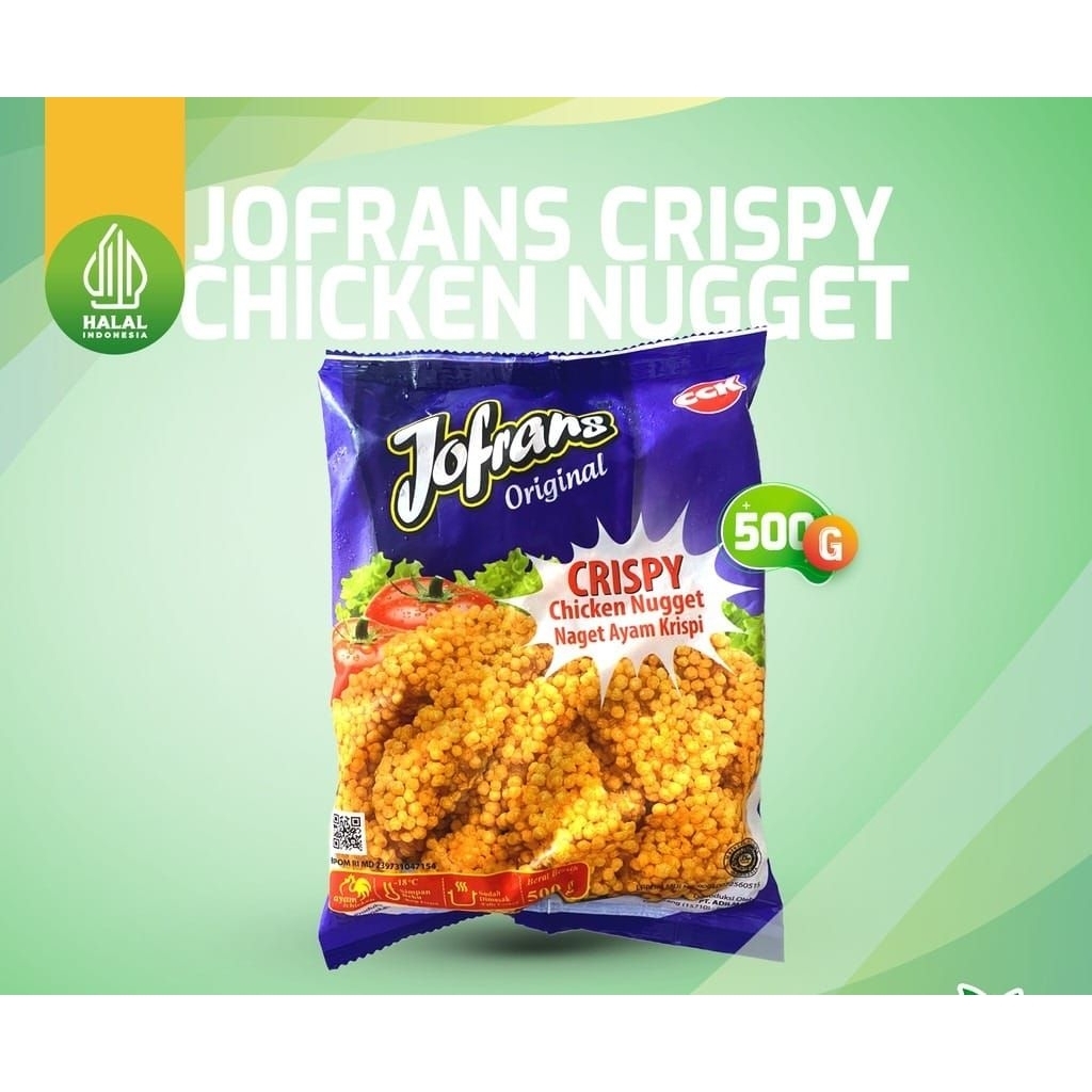 Jofrans nugget crispy 500g | nugget crispy | jofrans crispi | Lucky frozen mart
