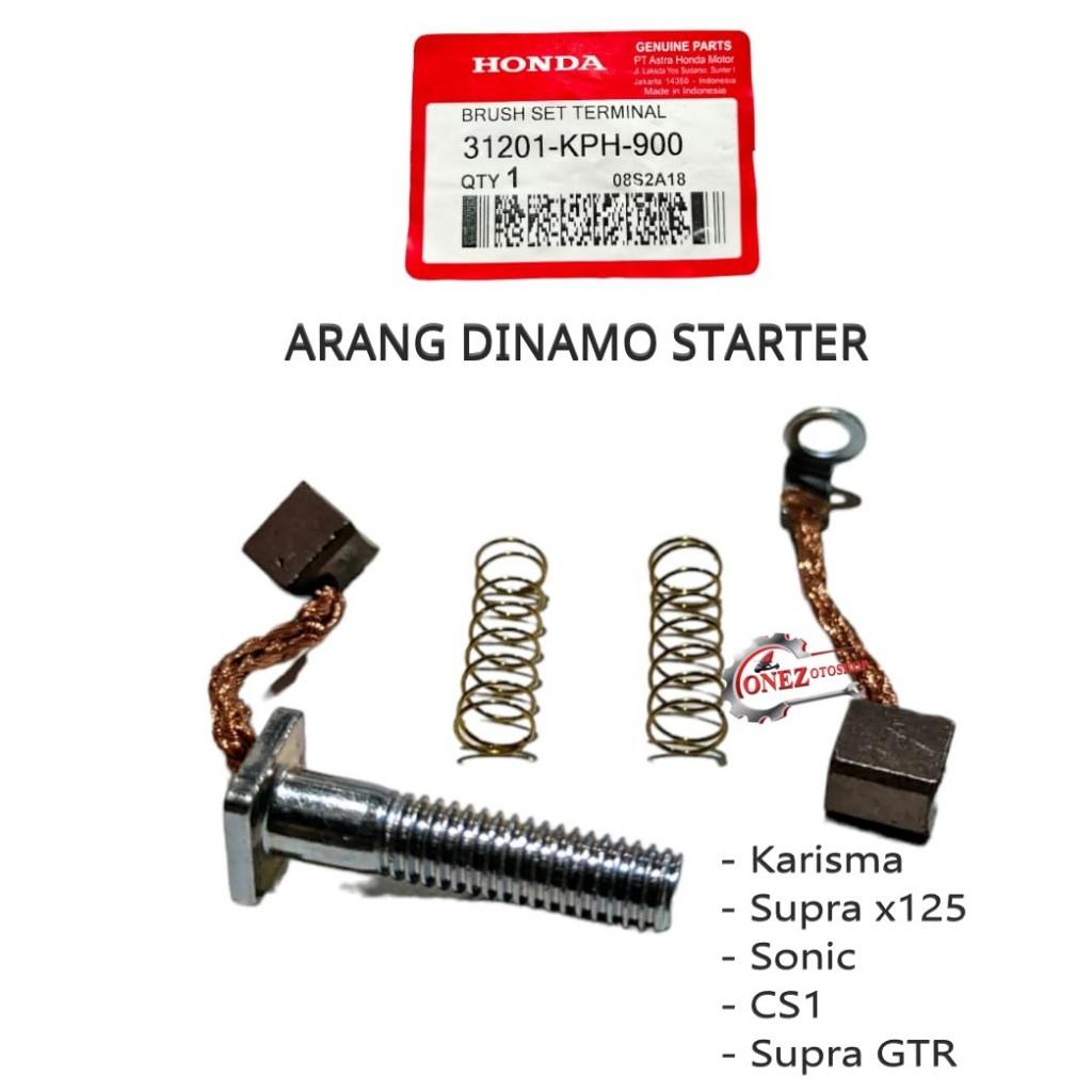 Arang Dinamo Starter Karisma Supra x125 Sonic Kirana KPH