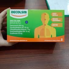 Decolsin Kapsul (1 Box = 25 Strip) obat batuk pilek