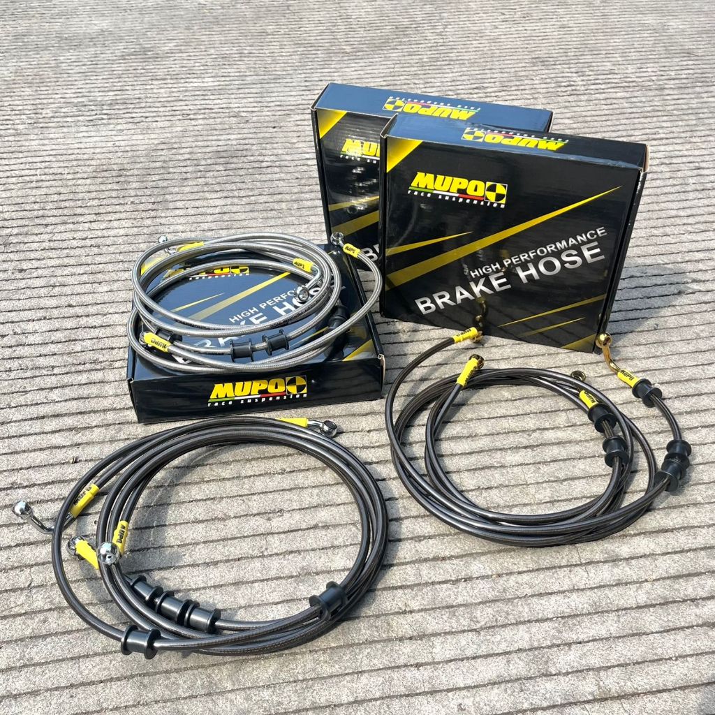 SELANG REM MOTOR YAMAHA NMAX CARBON NON ABS SET DEPAN BELAKANG NMAX 155 NEW / OLD MATERIAL STAINLESS