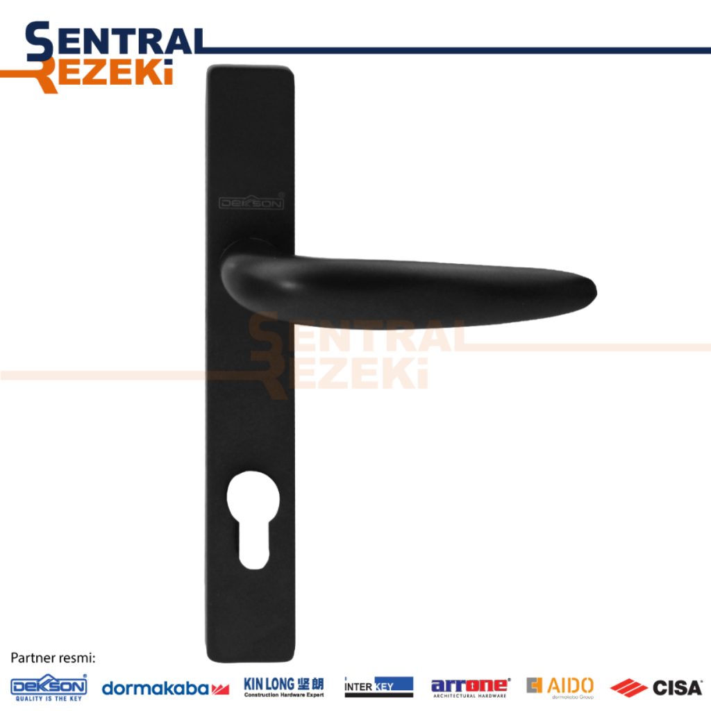 Lever Handle Pintu Plate Dekson LHP 81430 Handle Aluminium BLACK