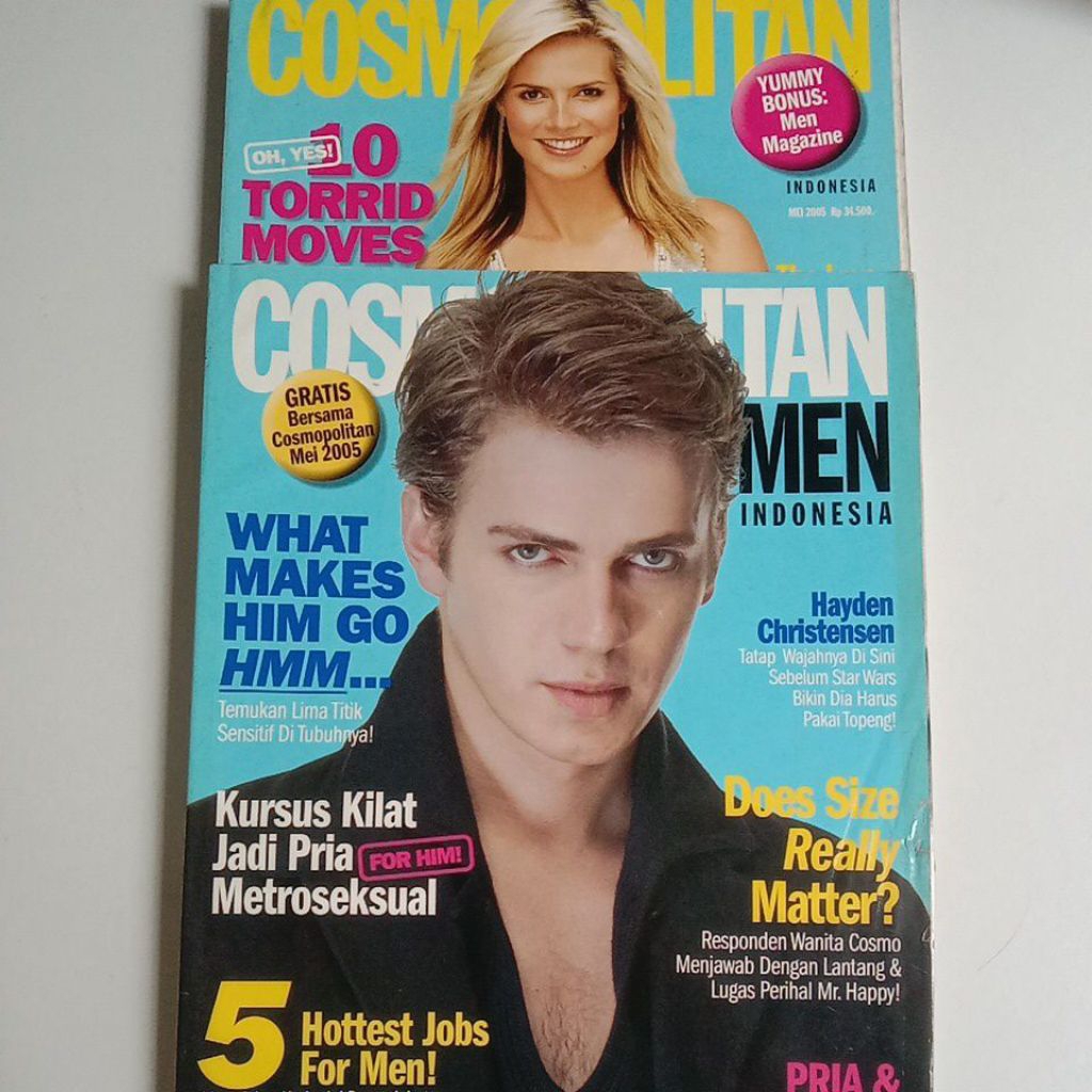 Majalah Cosmopolitan Mei 2005 Plus Bonus Cosmopolitan Men & Poster