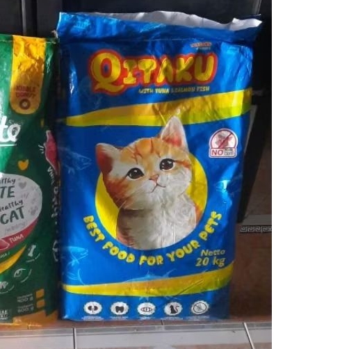 qitaku makanan kucing qitaku 1 karung 20kg