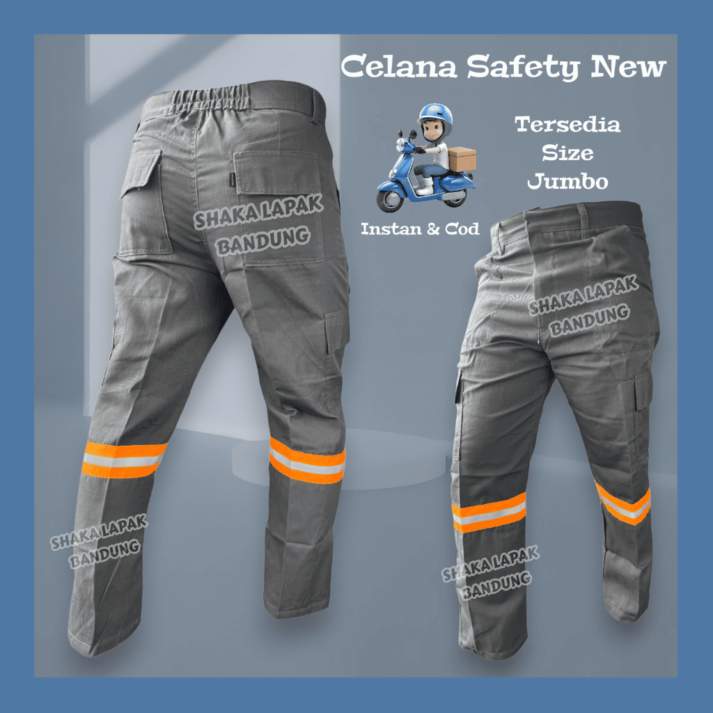 Celana kerja Wearpack Terlaris / Celana proyek / Celana Panjang pdl lis Orange