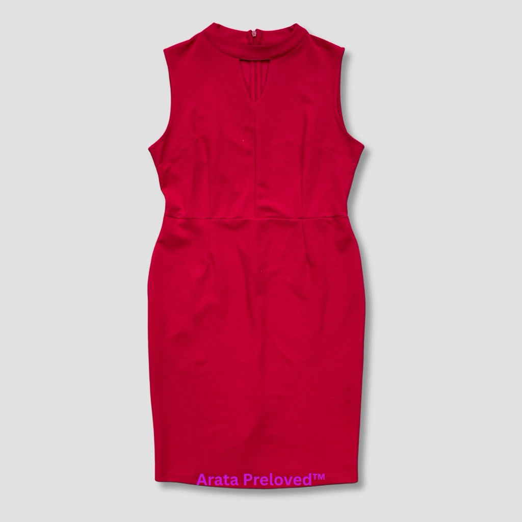 LC Waikiki Sleeveless Red Mini Dress Original Like New