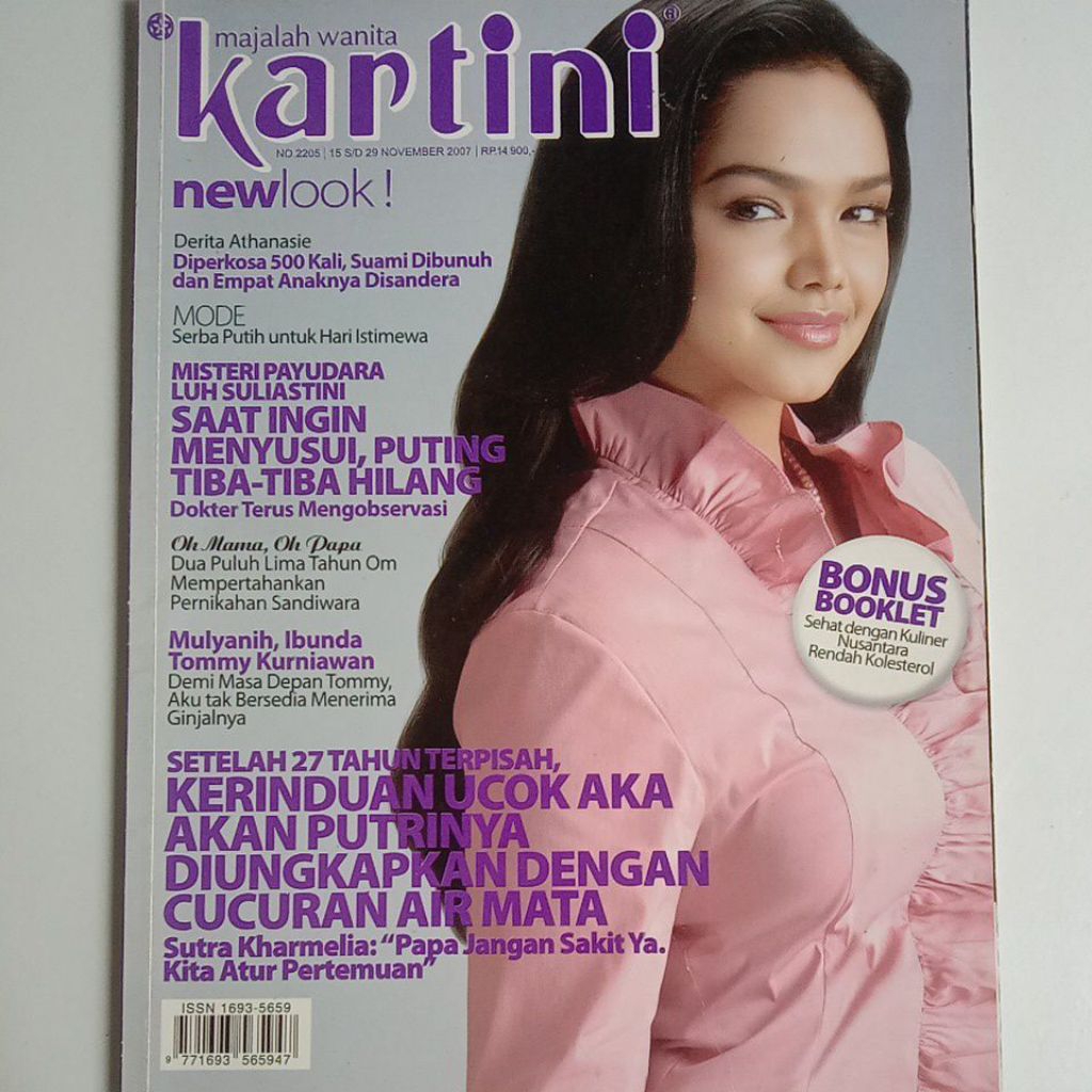 Majalah Kartini Tahun 2007 Cover Siti Nurhaliza