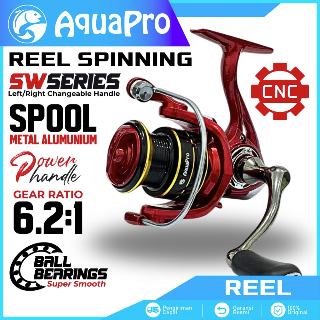 Reel Pancing Fishing Reel Power Handle Fishing Reel CNC Screw in 6.2:1 Gear Ratio 12KG Max Drag Sing