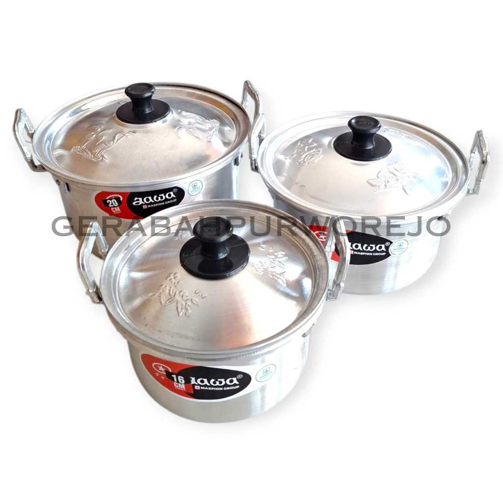 Panci OMRENG JAWA Berbagai Ukuran Besar Sampai Kecil PAnci Serbaguna