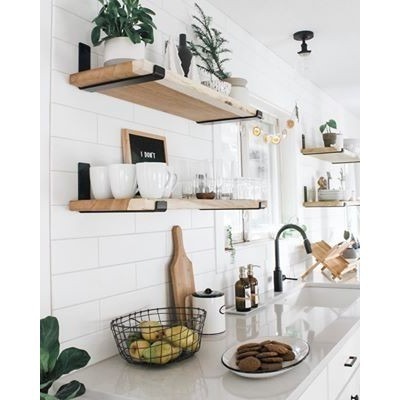 [ JATI BELANDA ASLI] PAPAN AMBALAN RAK DAPUR RAK KAMAR KAYU AESTHETIC