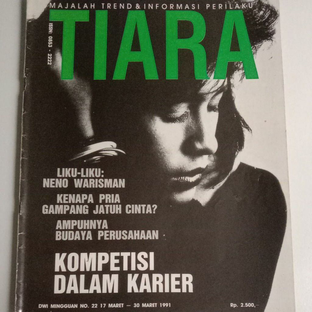 Majalah Tiara Tahun 1991 Cover Titiek Widhoretno (Neno)