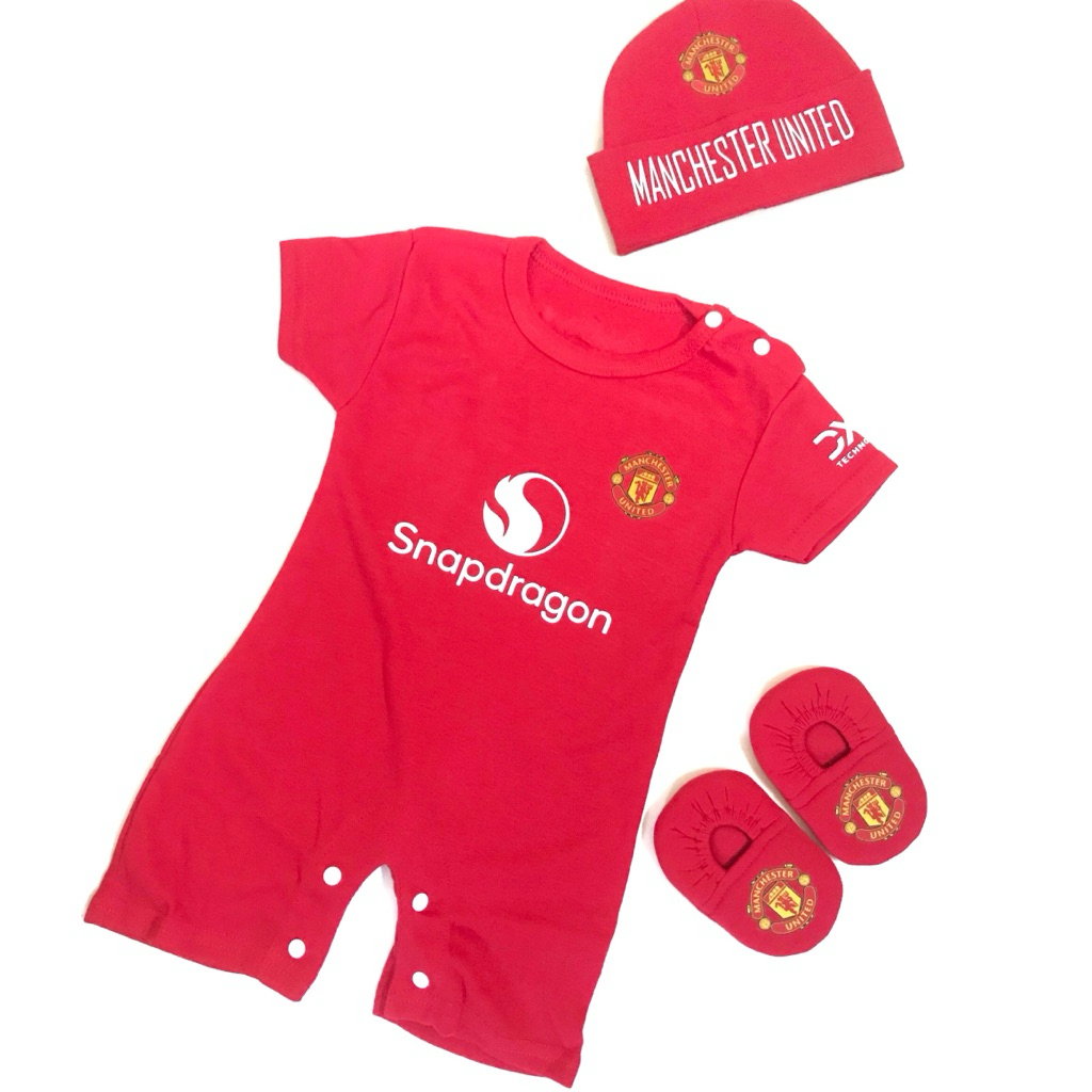 Baju Bola Bayi Manchester United Home