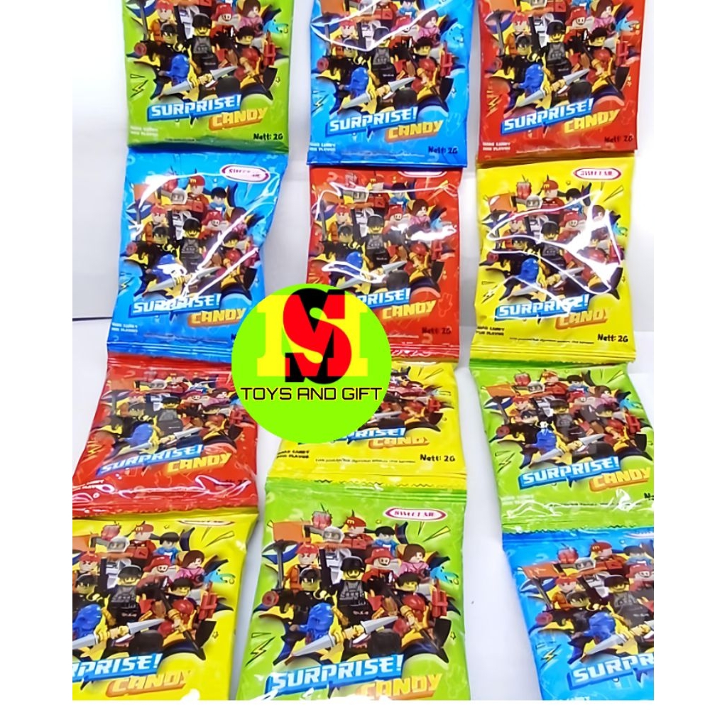 Sweet Me Surprise Candy Permen Isi Mainan Mini Figur Acak /Permen Sweet Me Candy Rasa Campur + Maina