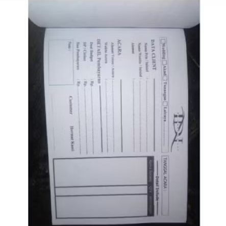 NOTA JUALAN/TOKO/EMAS/WEDDING REQUES