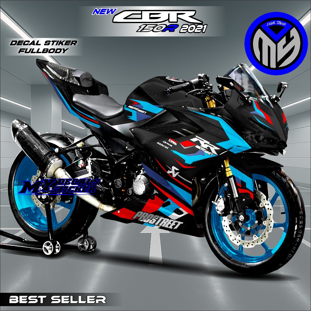Decal CBR 150R K45R 2021 - Stiker CBR 150R New - Striping New CBR 150R K45R Full Body Desain Racing