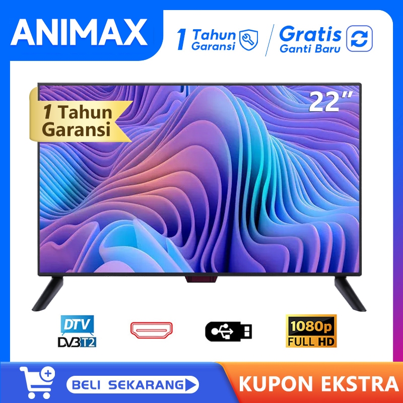 Animax TV Led 21 inch TV Digital 24 inch 25 inch 27 inch 30 inch Tv Led Digital Garansi 1 Tahun