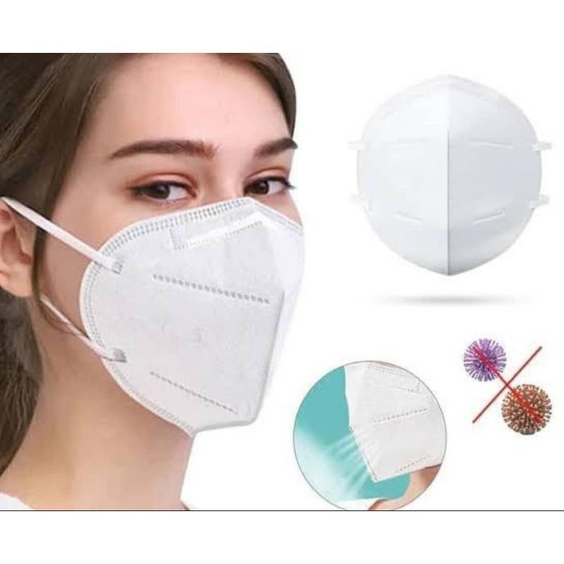 10 PCS Masker KN95 N95 Dewasa 5ply Layer Disposable Adult Earloop Protective 3D Face Mask