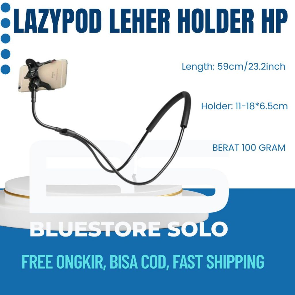 Lazypod Leher Lazypod Neck Holder Handphone Holder HP Leher Gantung