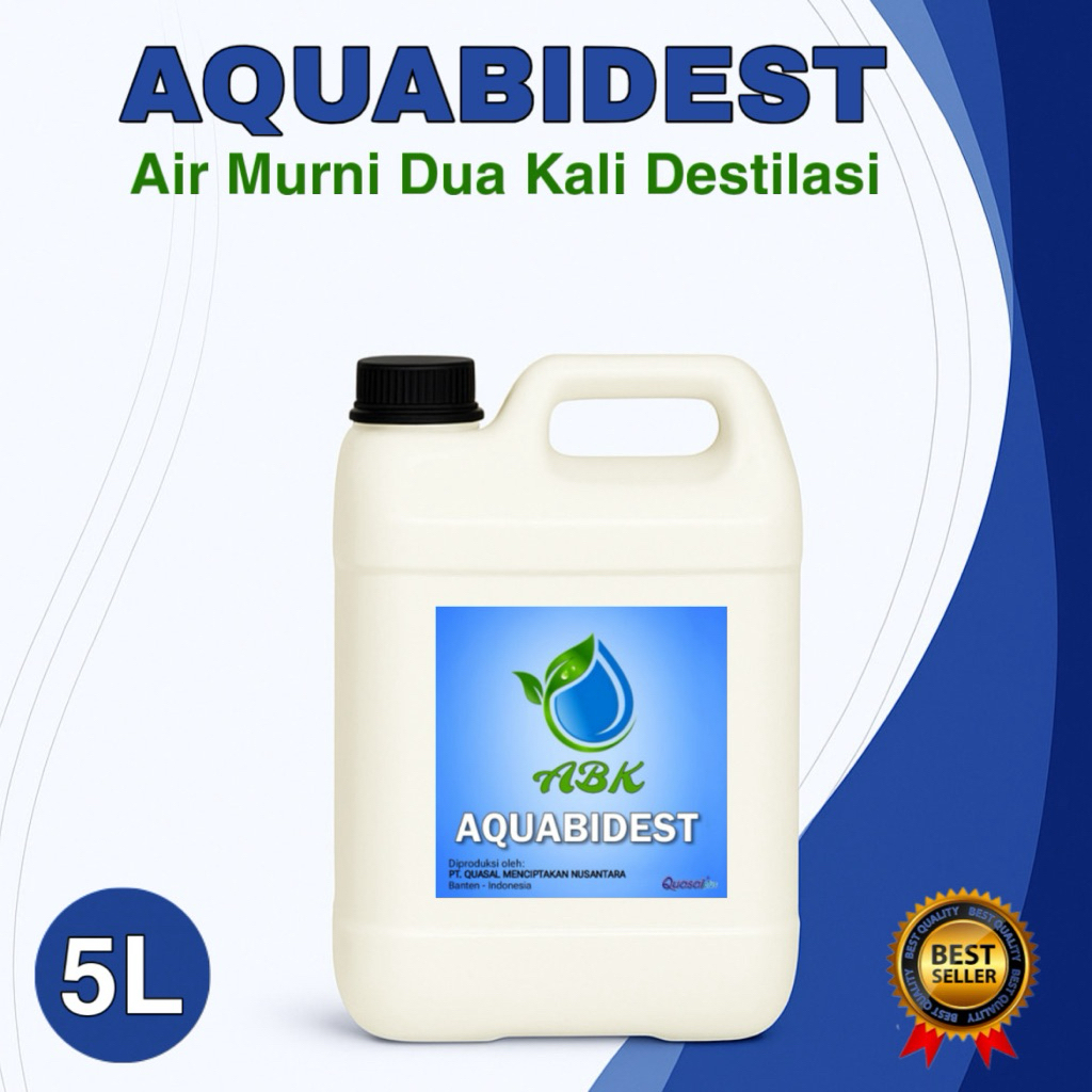 Aquabidest / Aquabidestilata / Aquabidest 5 Liter