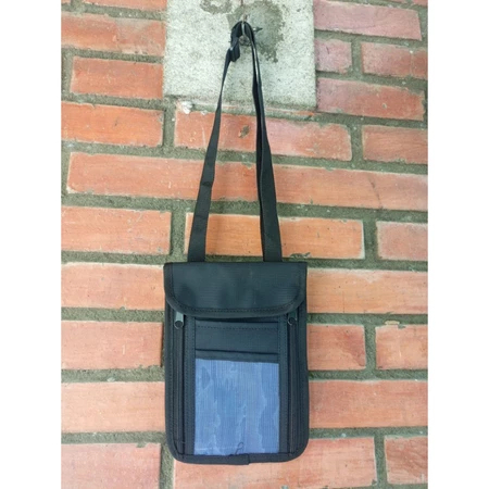 Dompet bepergian ringan, dompet paspor leher tas travelling