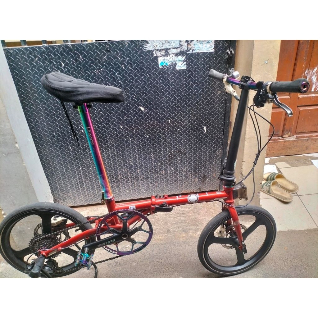 Sepeda Lipat Element Troy 2022 Full Upgrade 16 inc
