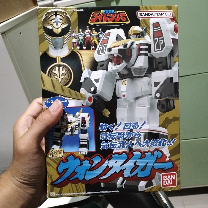 SMP White Won Tiger Zord Megazord Dino Thunder Power Rangers Dairanger