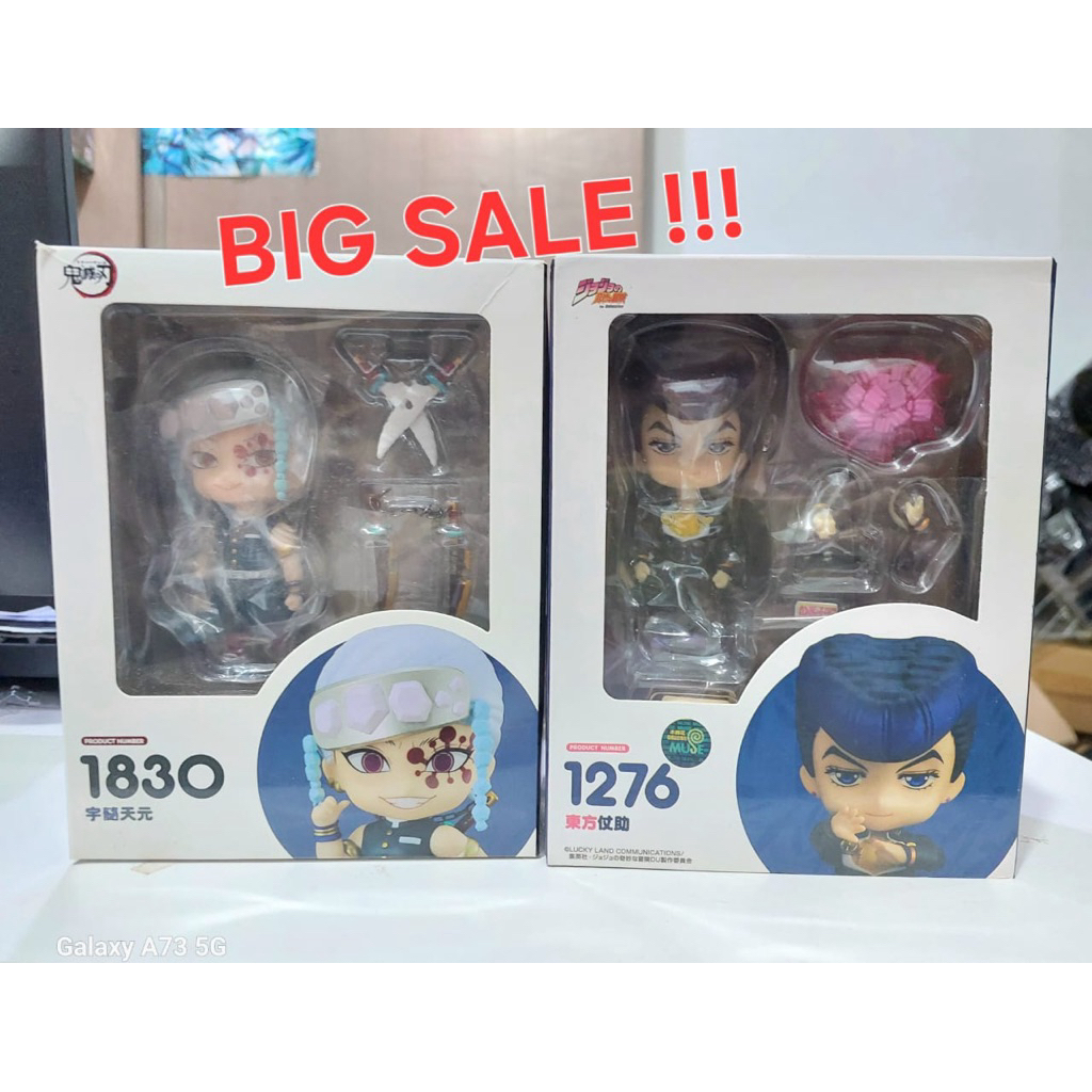 action figure nendoroid tengen uzui 1830 & josuke higashikata 1276 set
