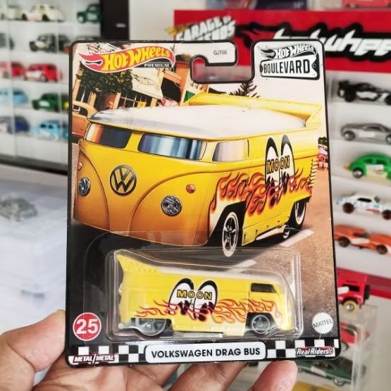 HOTWHEELS VOLKSWAGEN DRAG BUS MOON EYES