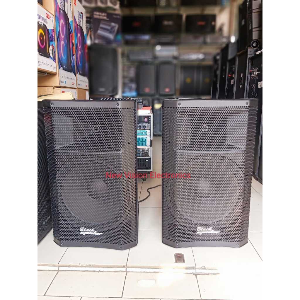 SPEAKER  AKTIF PASIF BLACK SPIDER GT15 ORIGINAL 15 INCH