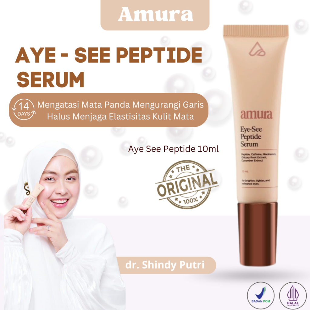 AMURA Krim Mata Panda Pencerah Area Bawah Mata Dokter dr Shindy BPOM Oriiginal Resmi