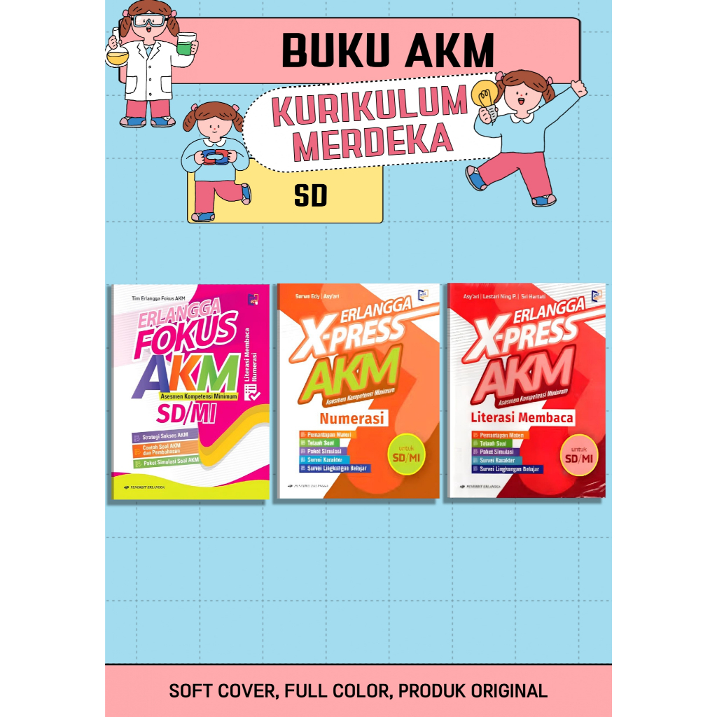 Buku ERLANGGA AKM SD Kurikulum Merdeka
