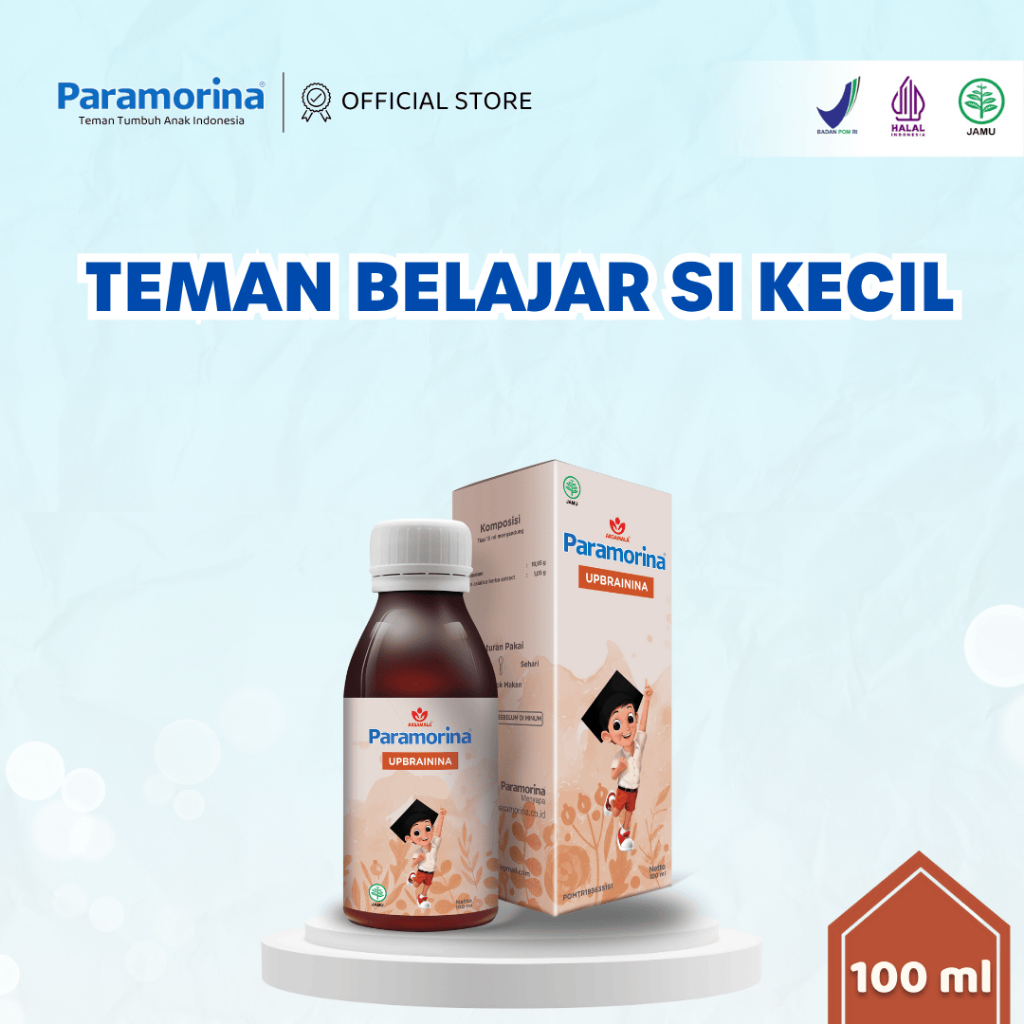 Madu Paramorina Upbrainina - Teman Belajar Si Kecil - 100ML - Meningkatkan Kecerdasan Anak